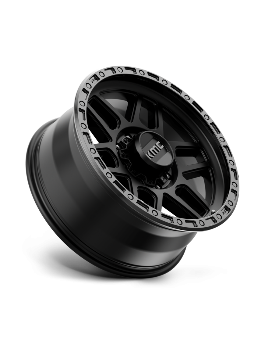 Felga aluminiowa KM544 MESA Satin Black W/ Gloss Black Lip KMC - ujęcie 2
