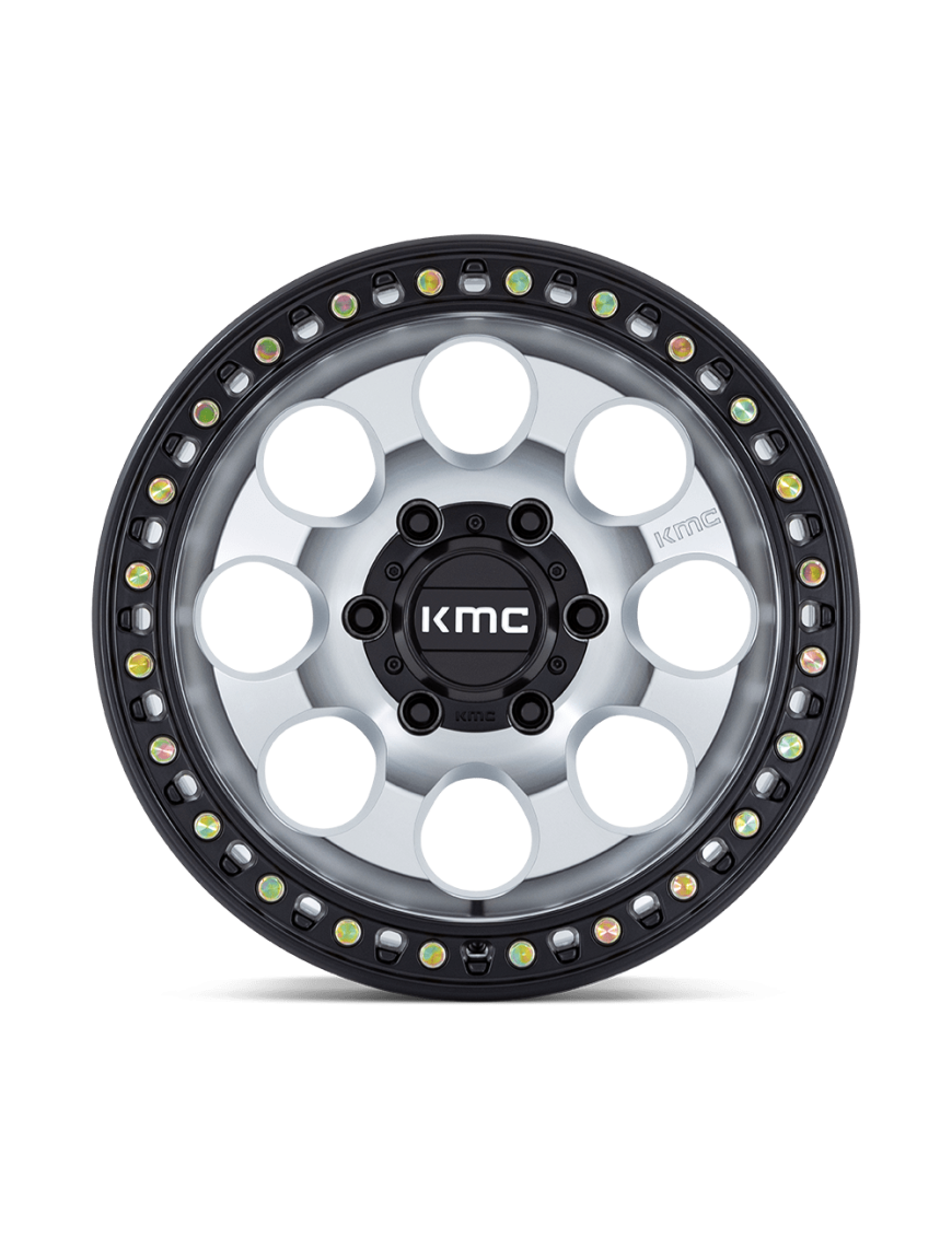 Felga aluminiowa KM550 RIOT SBL Machined W/ Satin Black Lip KMC - ujęcie 2