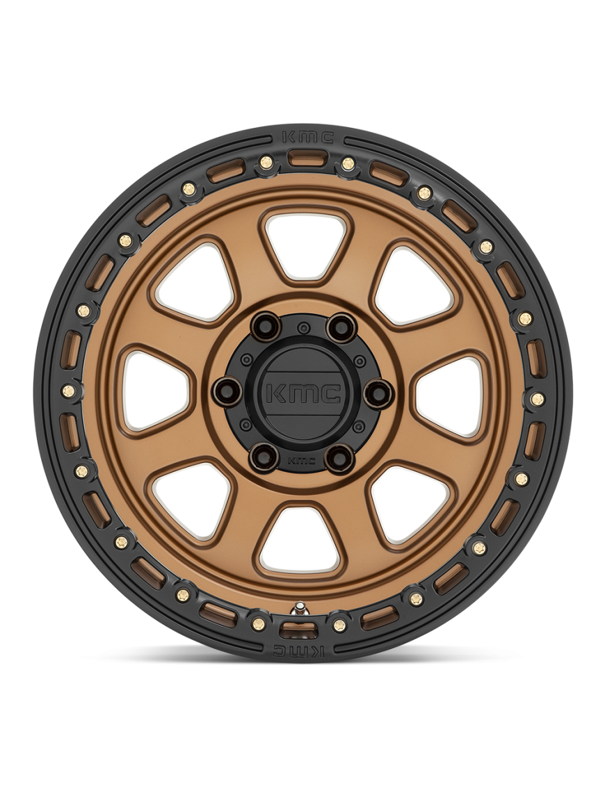 Felga aluminiowa KM548 CHASE Matte Bronze W/ Black Lip KMC