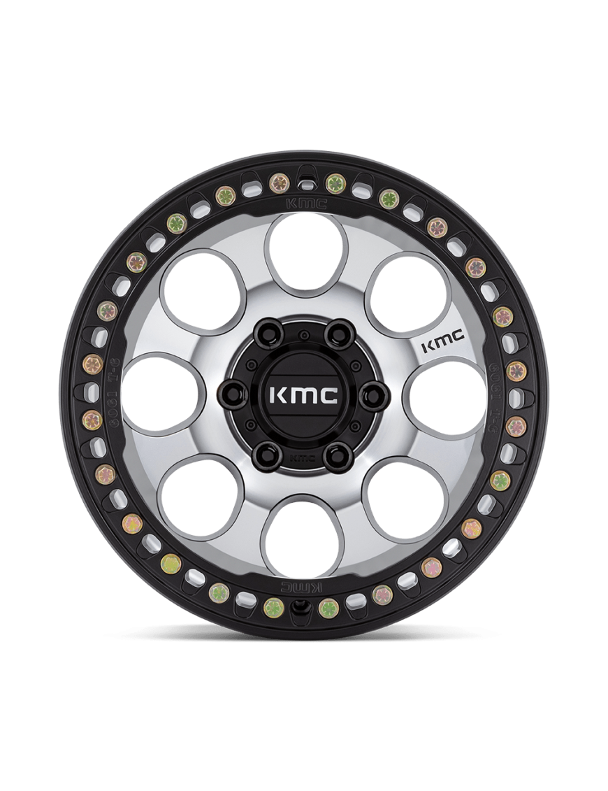 Felga aluminiowa KM237 RIOT BEADLOCK Machined Face Satin Black Windows & Ring KMC - ujęcie 2