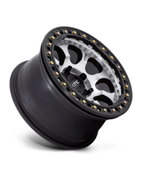 Felga aluminiowa KM237 RIOT BEADLOCK Machined Face Satin Black Windows & Ring KMC - ujęcie 3