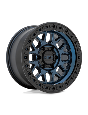 Felga aluminiowa KM549 GRS Midnight Blue W/ Gloss Black Lip KMC