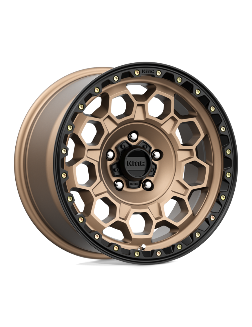 Felga aluminiowa KM545 TREK Matte Bronze W/ Black Lip KMC