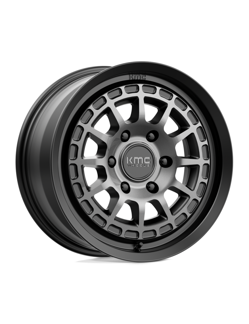 Felga aluminiowa KM719 CANYON Satin Black W/ Gray Tint KMC