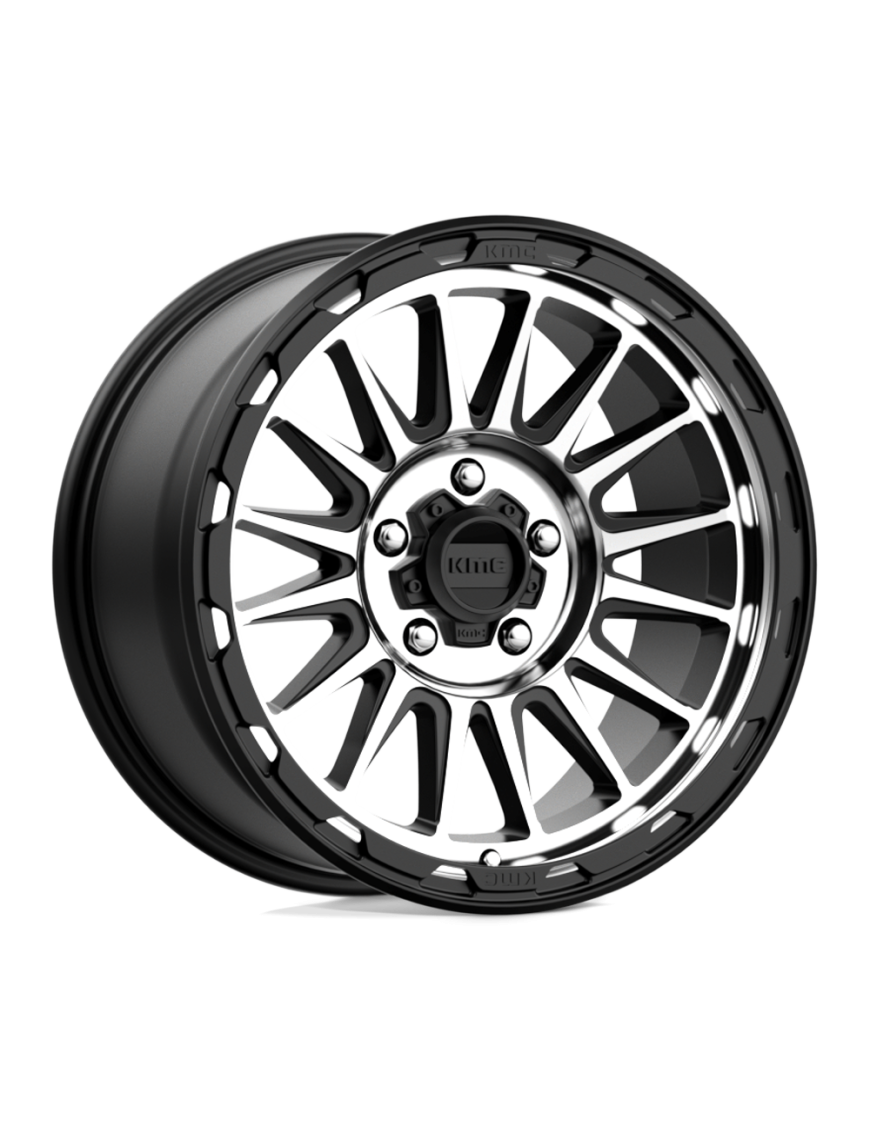 Felga aluminiowa KM542 IMPACT Satin Black Machined KMC