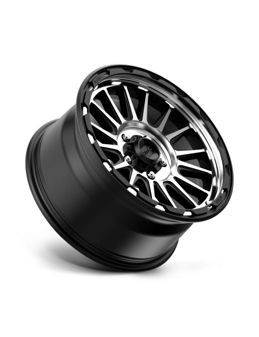 Felga aluminiowa KM542 IMPACT Satin Black Machined KMC