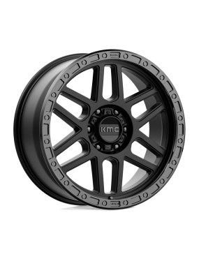 Felga aluminiowa KM544 MESA Satin Black W/ Gloss Black Lip KMC