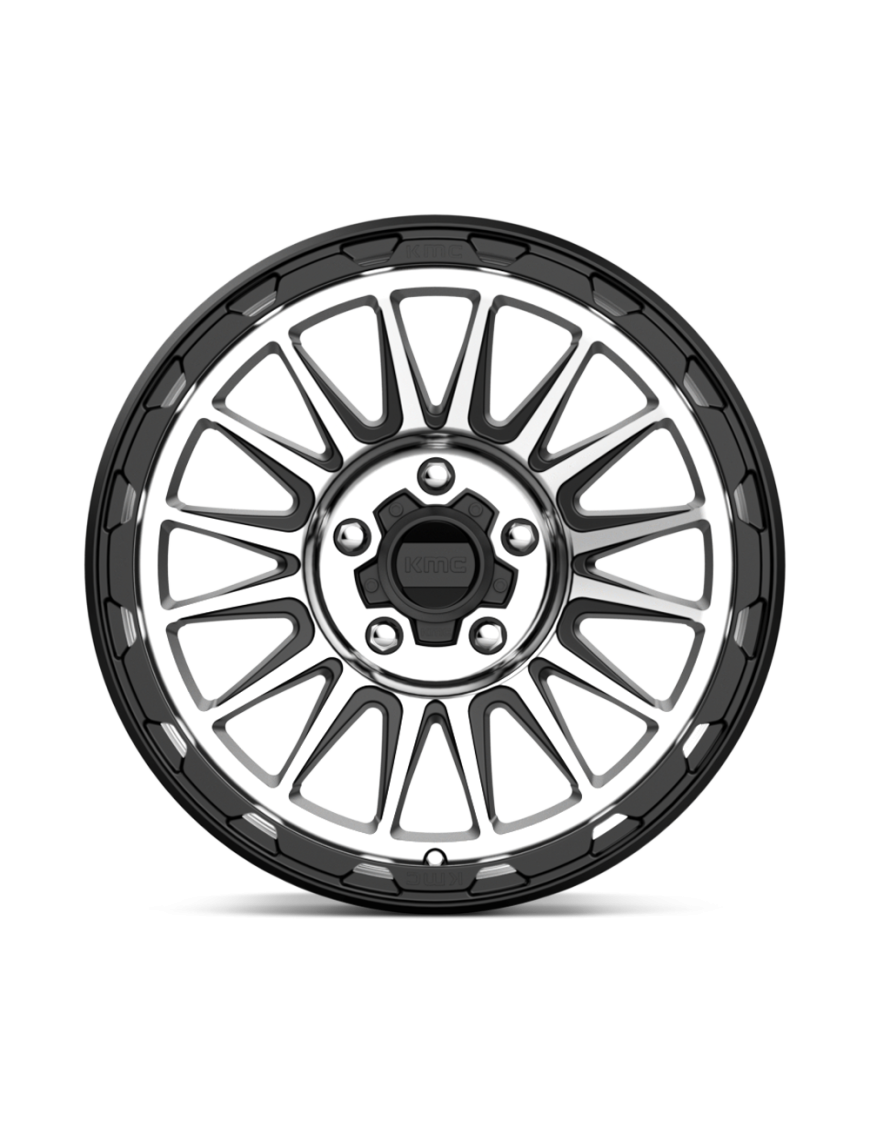 Felga aluminiowa KM542 IMPACT Satin Black Machined KMC