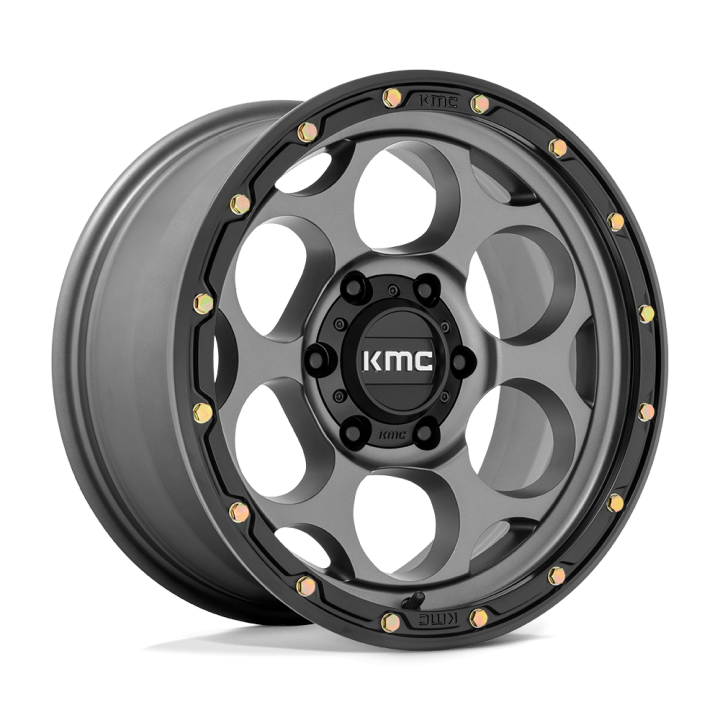 Felga aluminiowa KM541 DIRTY HARRY Satin Gray W/ Black Lip KMC