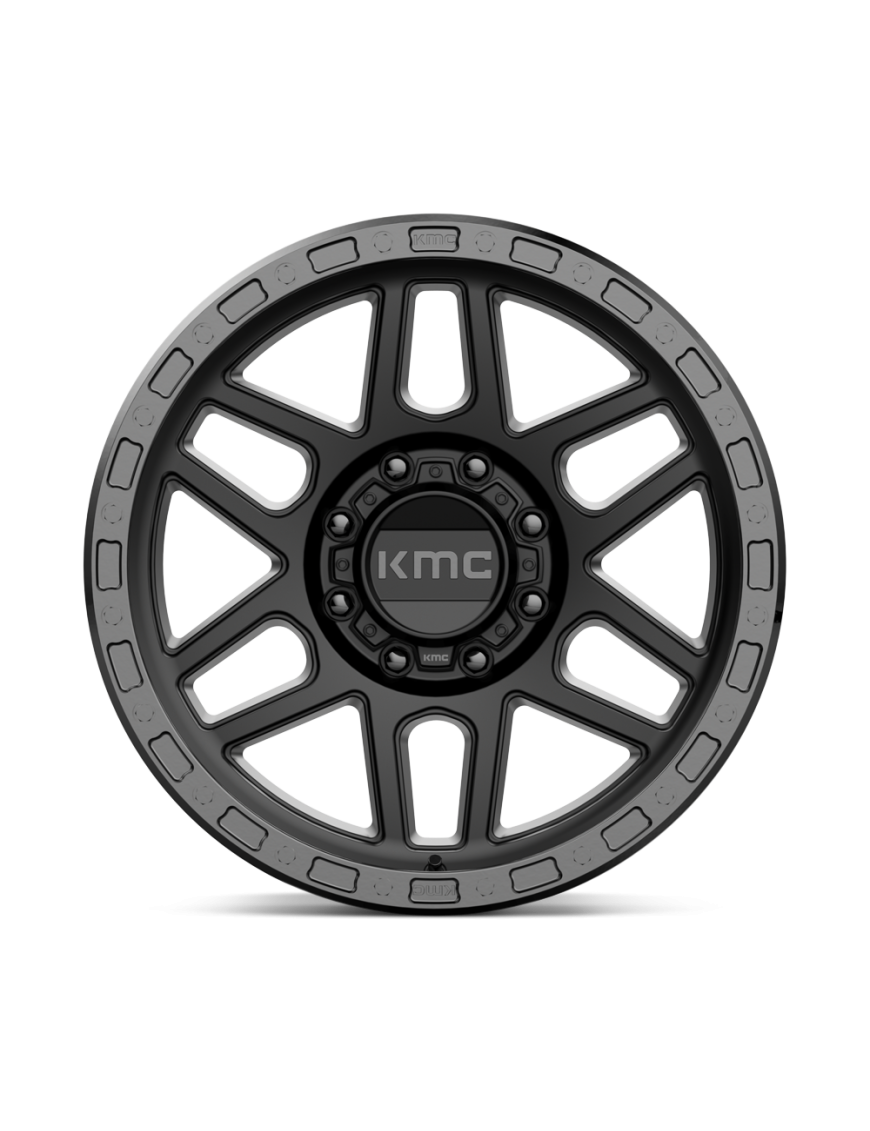 Felga aluminiowa KM544 MESA Satin Black W/ Gloss Black Lip KMC - ujęcie 3