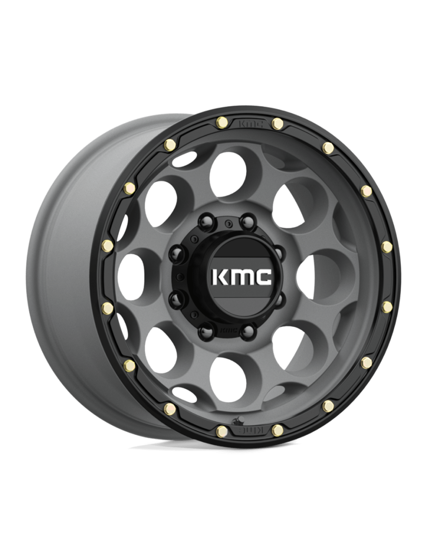 Felga aluminiowa KM541 DIRTY HARRY Satin Gray W/ Black Lip KMC