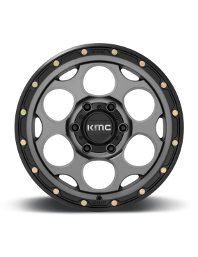 Felga aluminiowa KM541 DIRTY HARRY Satin Gray W/ Black Lip KMC - ujęcie 3
