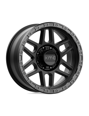 Felga aluminiowa KM544 MESA Satin Black W/ Gloss Black Lip KMC