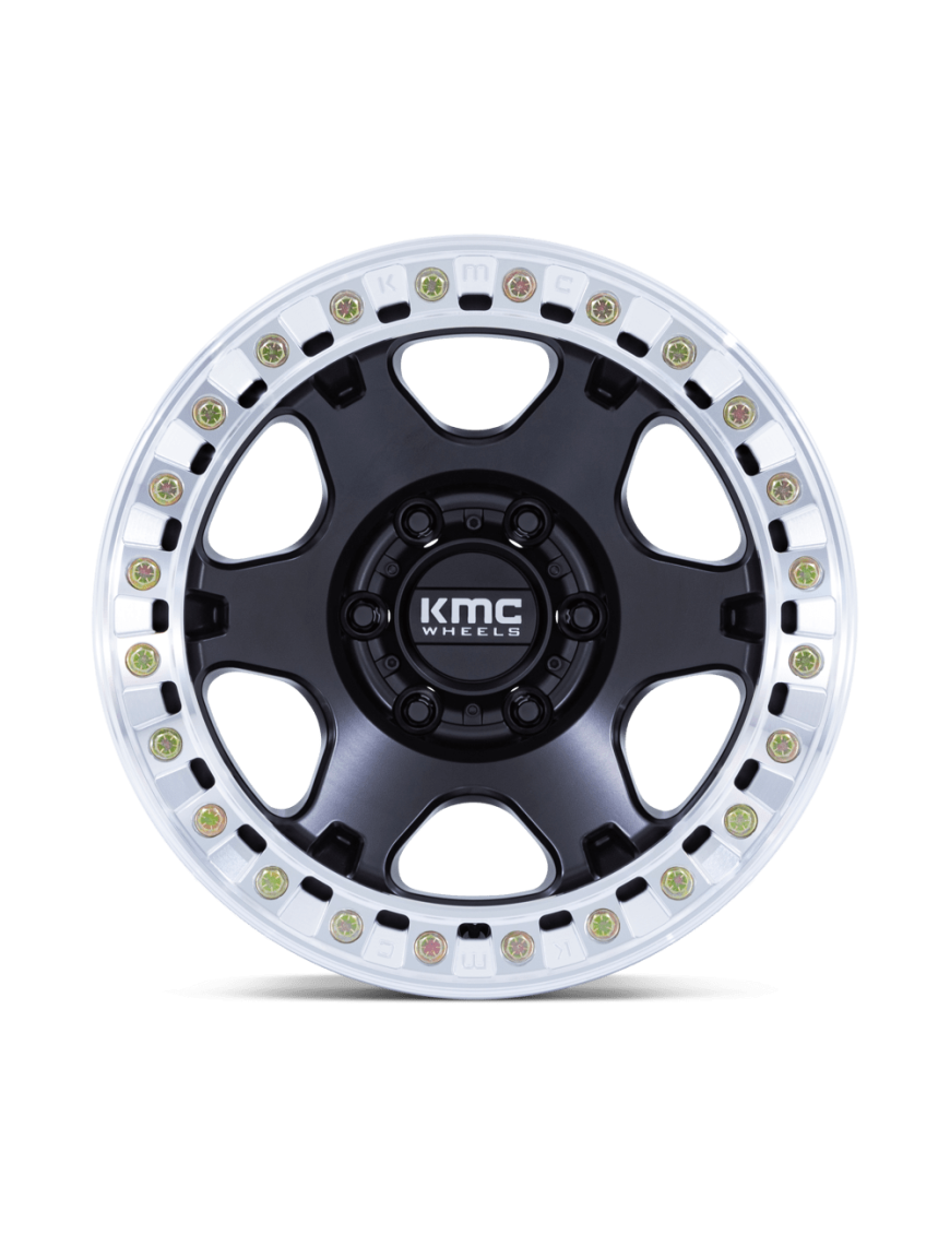 Felga aluminiowa KM238 VI BEADLOCK Satin Black W/ Machined Ring KMC - ujęcie 3