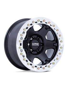 Felga aluminiowa KM238 VI BEADLOCK Satin Black W/ Machined Ring KMC