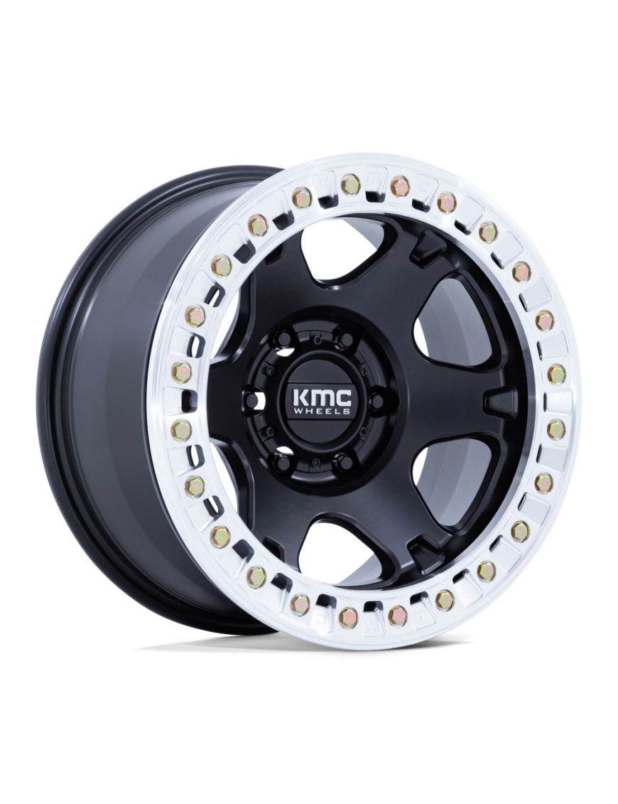 Felga aluminiowa KM238 VI BEADLOCK Satin Black W/ Machined Ring KMC