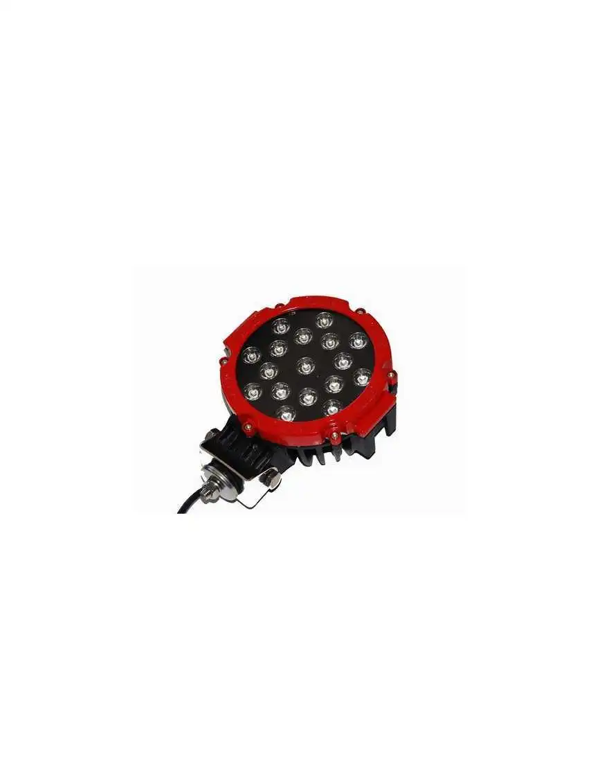 LED Work Light 17x LED Round Red