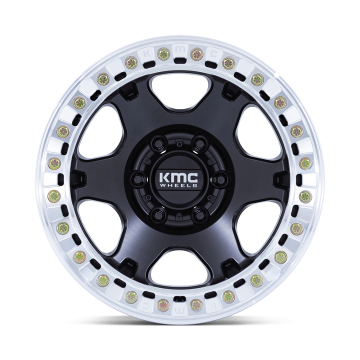Felga aluminiowa KM238 VI BEADLOCK Satin Black W/ Machined Ring KMC - ujęcie 2