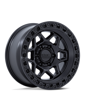 Felga aluminiowa KM553 TORX Matte Black W/ Gloss Black Lip KMC