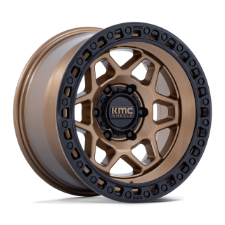 Felga aluminiowa KM553 TORX Matte Bronze W Gloss Black Lip KMC