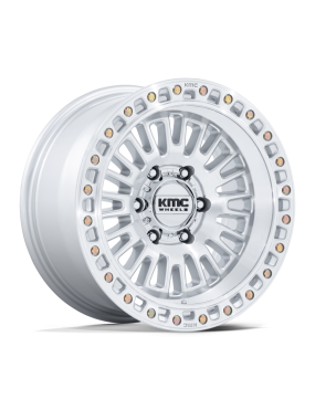 Felga aluminiowa KM554 AZTEC Gloss Silver W/ Machined Face KMC