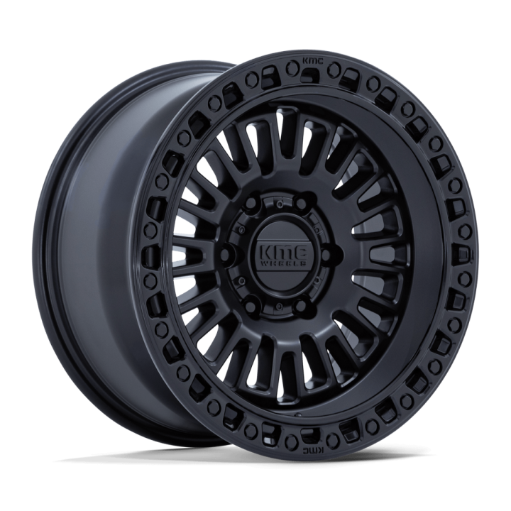 Felga aluminiowa KM554 AZTEC Matte Black W/ Gloss Black Lip KMC