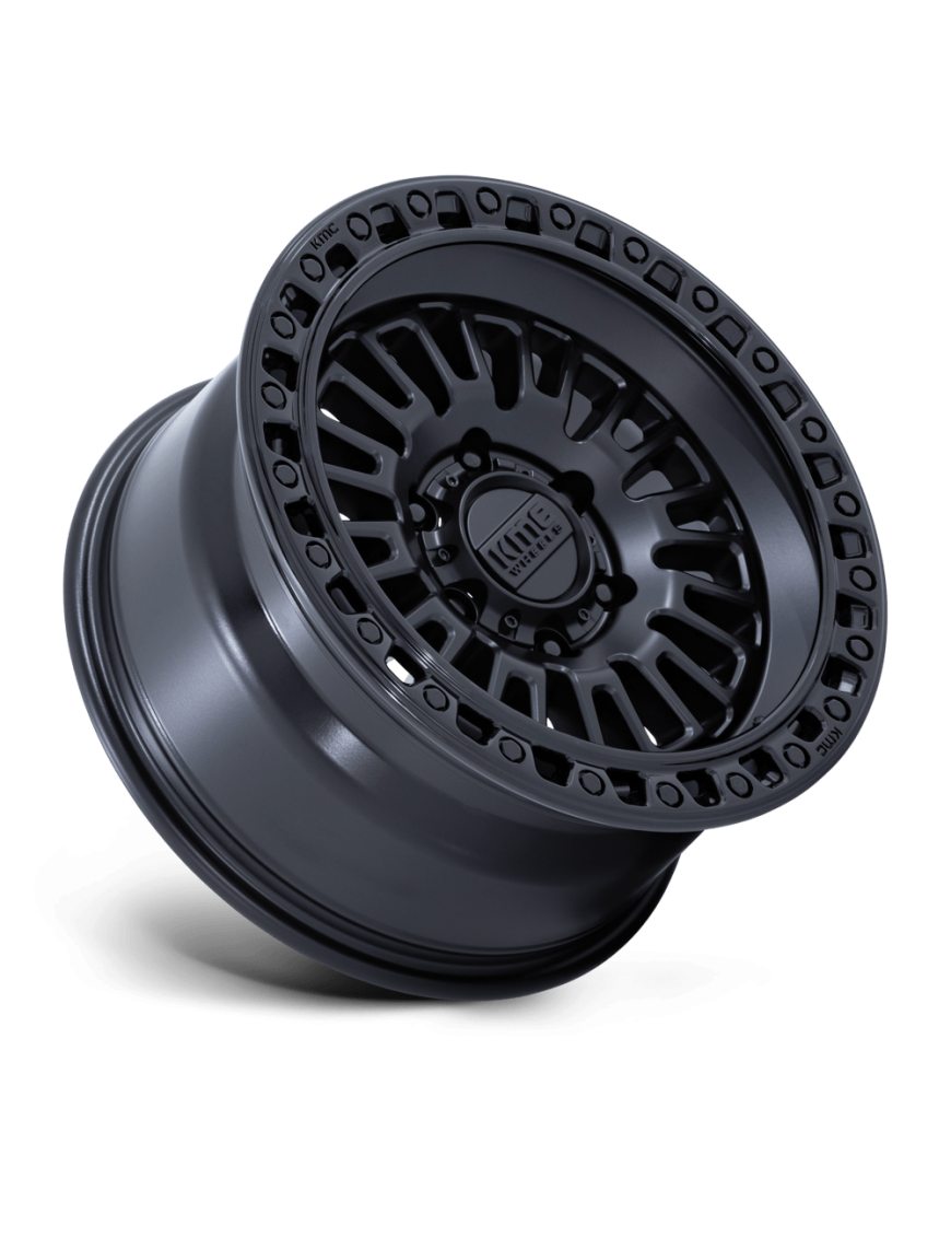 Felga aluminiowa KM554 AZTEC Matte Black W/ Gloss Black Lip KMC - ujęcie 2