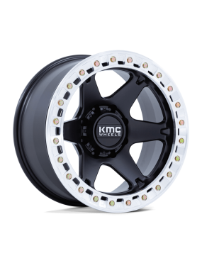 Felga aluminiowa KM238 VI BEADLOCK Satin Black W/ Machined Ring KMC