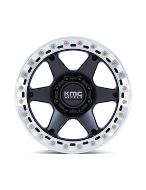 Felga aluminiowa KM238 VI BEADLOCK Satin Black W/ Machined Ring KMC