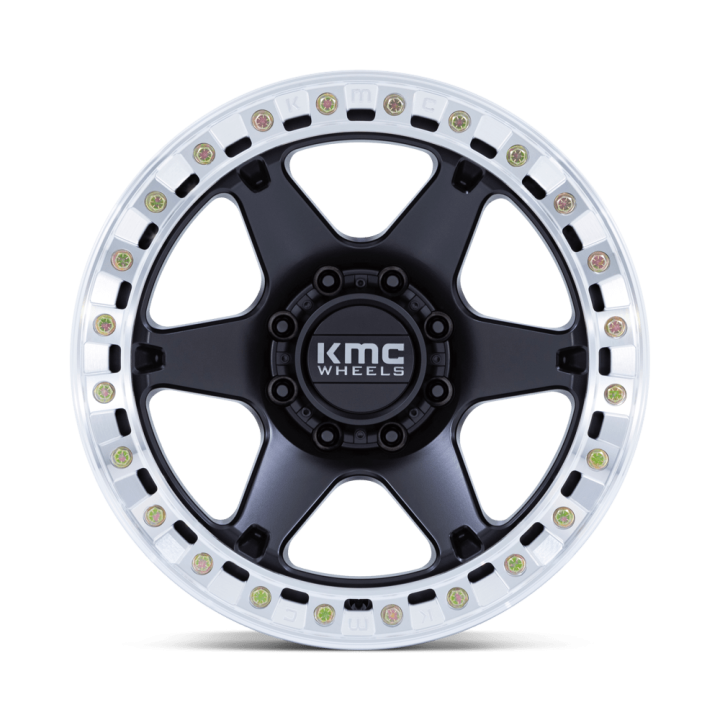 Felga aluminiowa KM238 VI BEADLOCK Satin Black W/ Machined Ring KMC - ujęcie 2