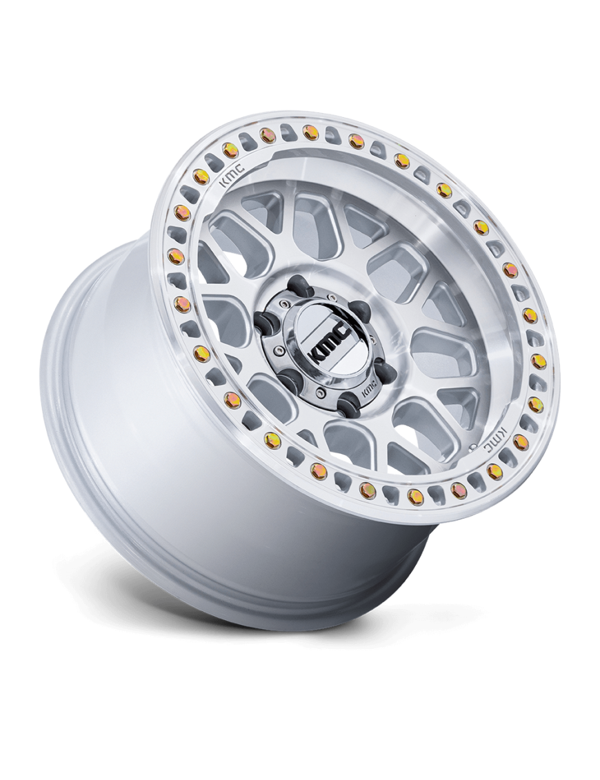 Felga aluminiowa KM549 GRS Gloss Silver W/ Machined Face KMC