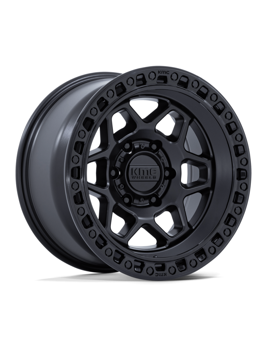 Felga aluminiowa KM553 TORX Matte Black W/ Gloss Black Lip KMC