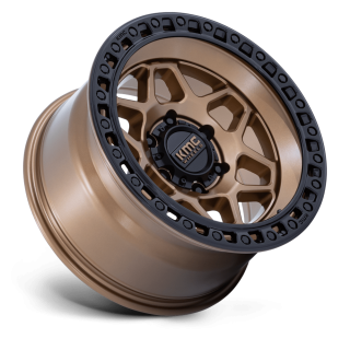 Felga aluminiowa KM553 TORX Matte Bronze W Gloss Black Lip KMC - ujęcie 2