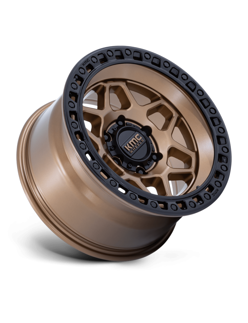 Felga aluminiowa KM553 TORX Matte Bronze W Gloss Black Lip KMC - ujęcie 2