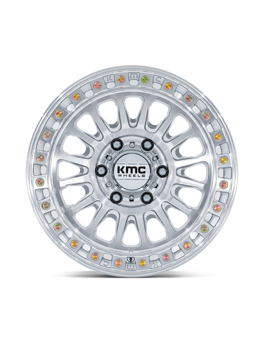 Felga aluminiowa KM552 IMS Gloss Silver W/ Machined Face KMC - ujęcie 2