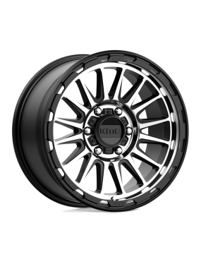 Felga aluminiowa KM542 IMPACT Satin Black Machined KMC