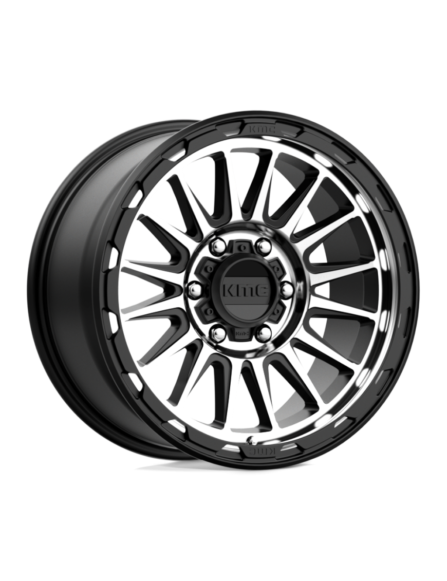 Felga aluminiowa KM542 IMPACT Satin Black Machined KMC