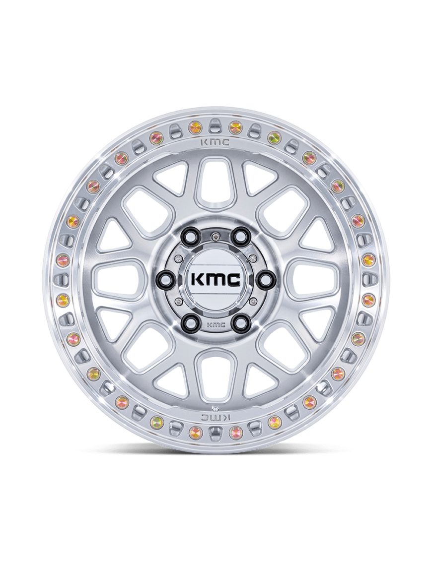Felga aluminiowa KM549 GRS Gloss Silver W/ Machined Face KMC - ujęcie 3