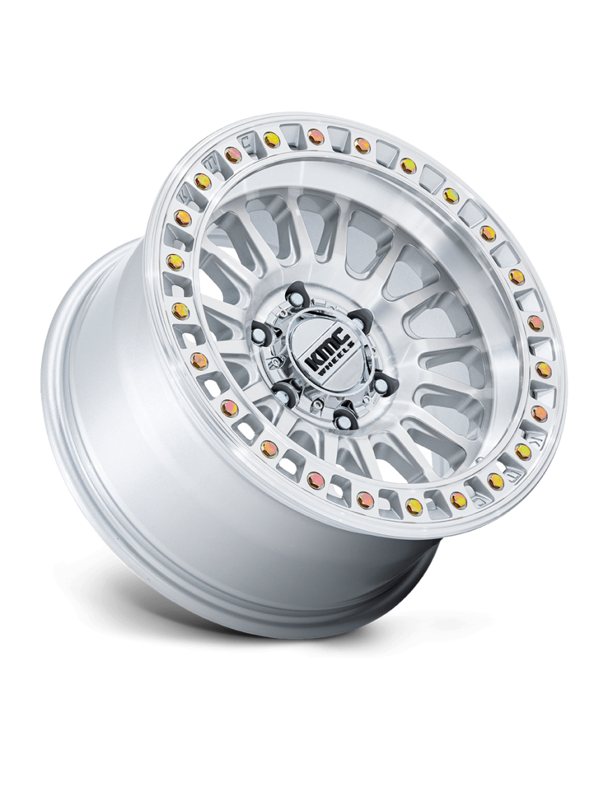 Felga aluminiowa KM552 IMS Gloss Silver W/ Machined Face KMC - ujęcie 3