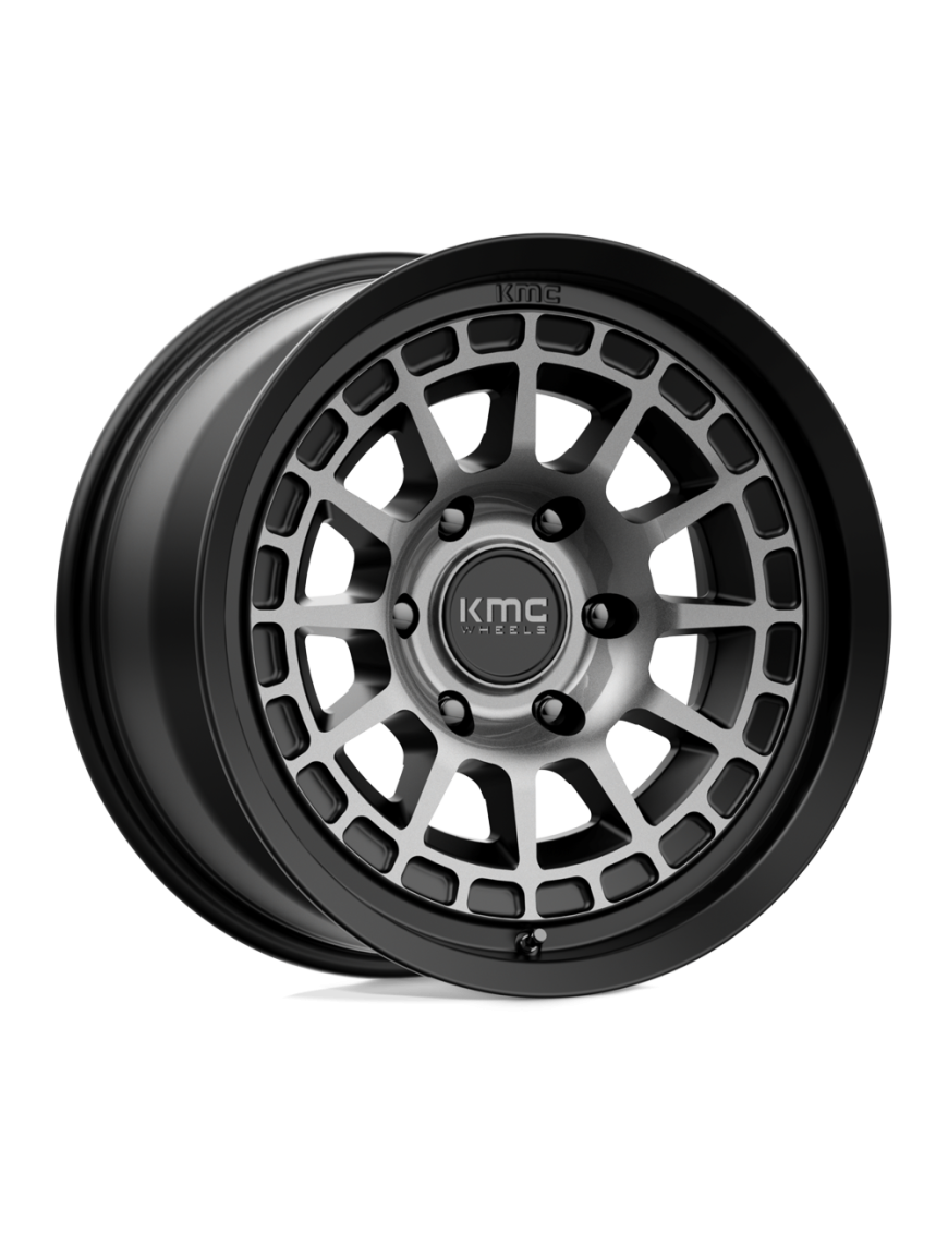 Felga aluminiowa KM719 CANYON Satin Black W/ Gray Tint KMC