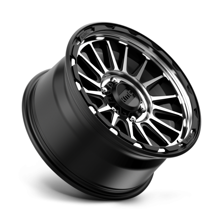 Felga aluminiowa KM542 IMPACT Satin Black Machined KMC - ujęcie 3