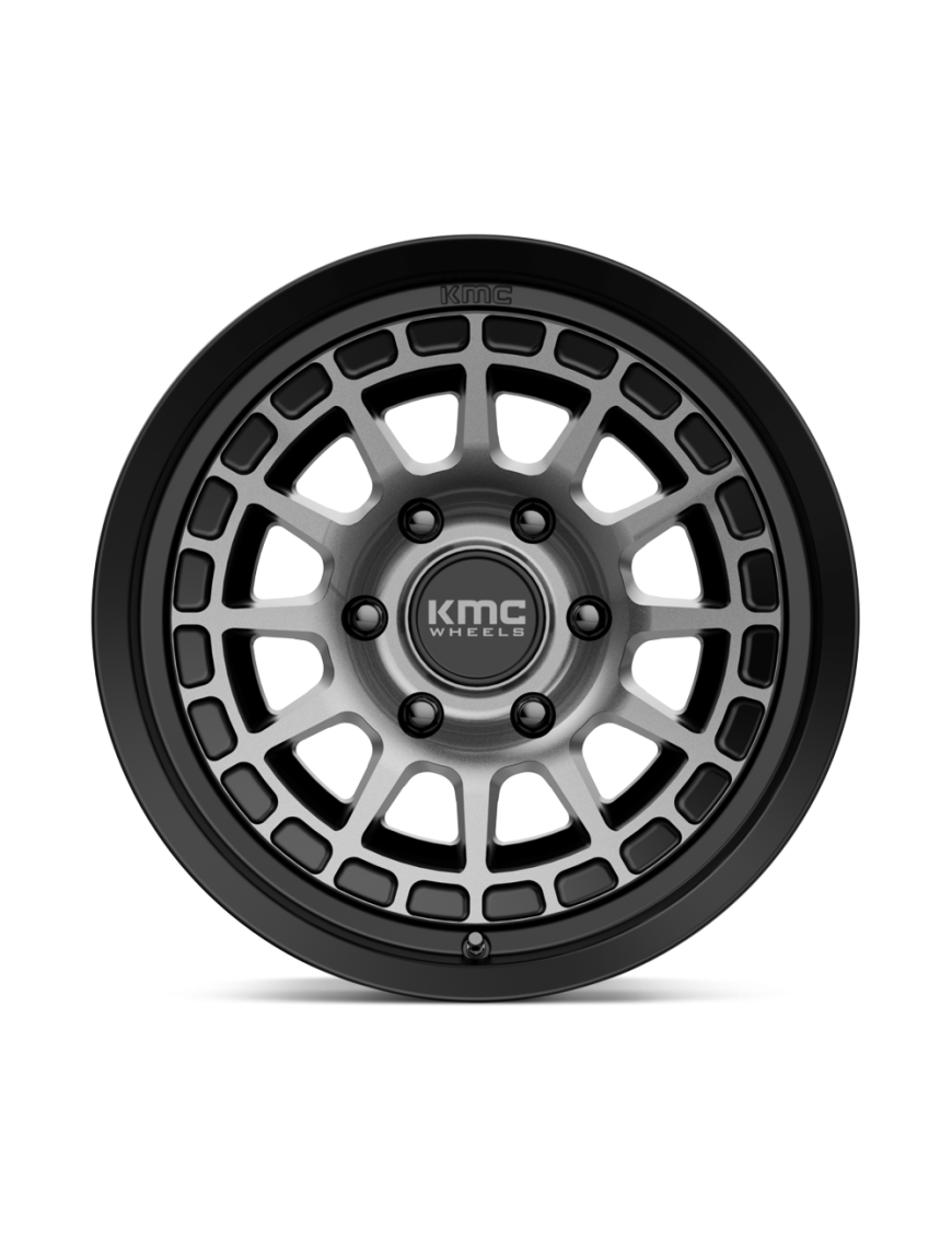 Felga aluminiowa KM719 CANYON Satin Black W/ Gray Tint KMC