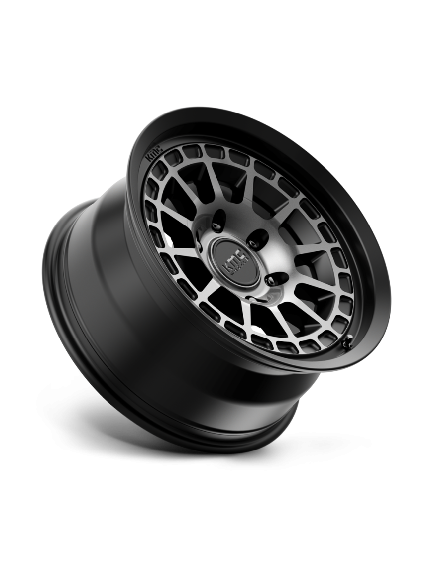 Felga aluminiowa KM719 CANYON Satin Black W/ Gray Tint KMC