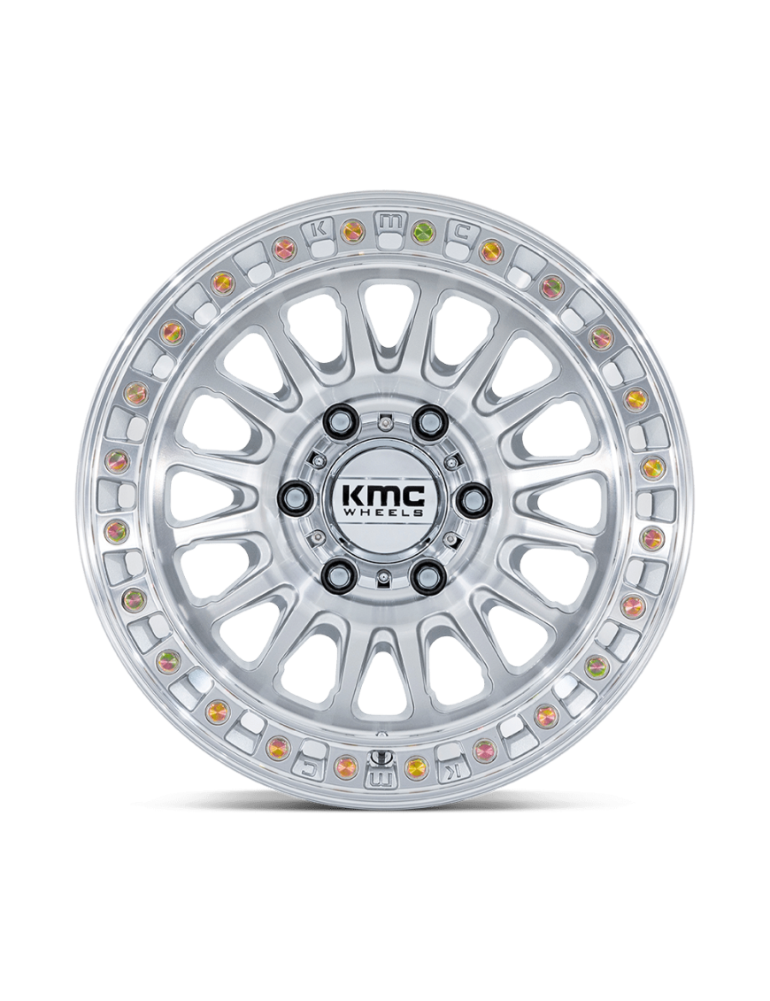 Felga aluminiowa KM552 IMS Gloss Silver W/ Machined Face KMC - ujęcie 2