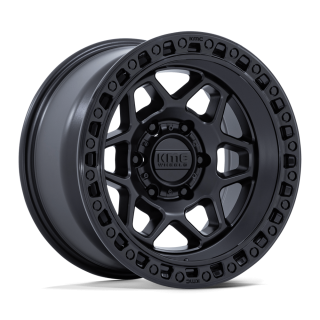 Felga aluminiowa KM553 TORX Matte Black W/ Gloss Black Lip KMC