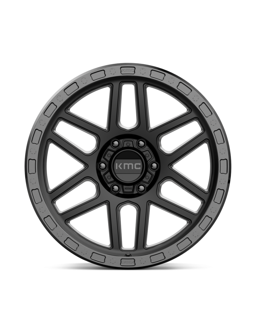 Felga aluminiowa KM544 MESA Satin Black W/ Gloss Black Lip KMC - ujęcie 3