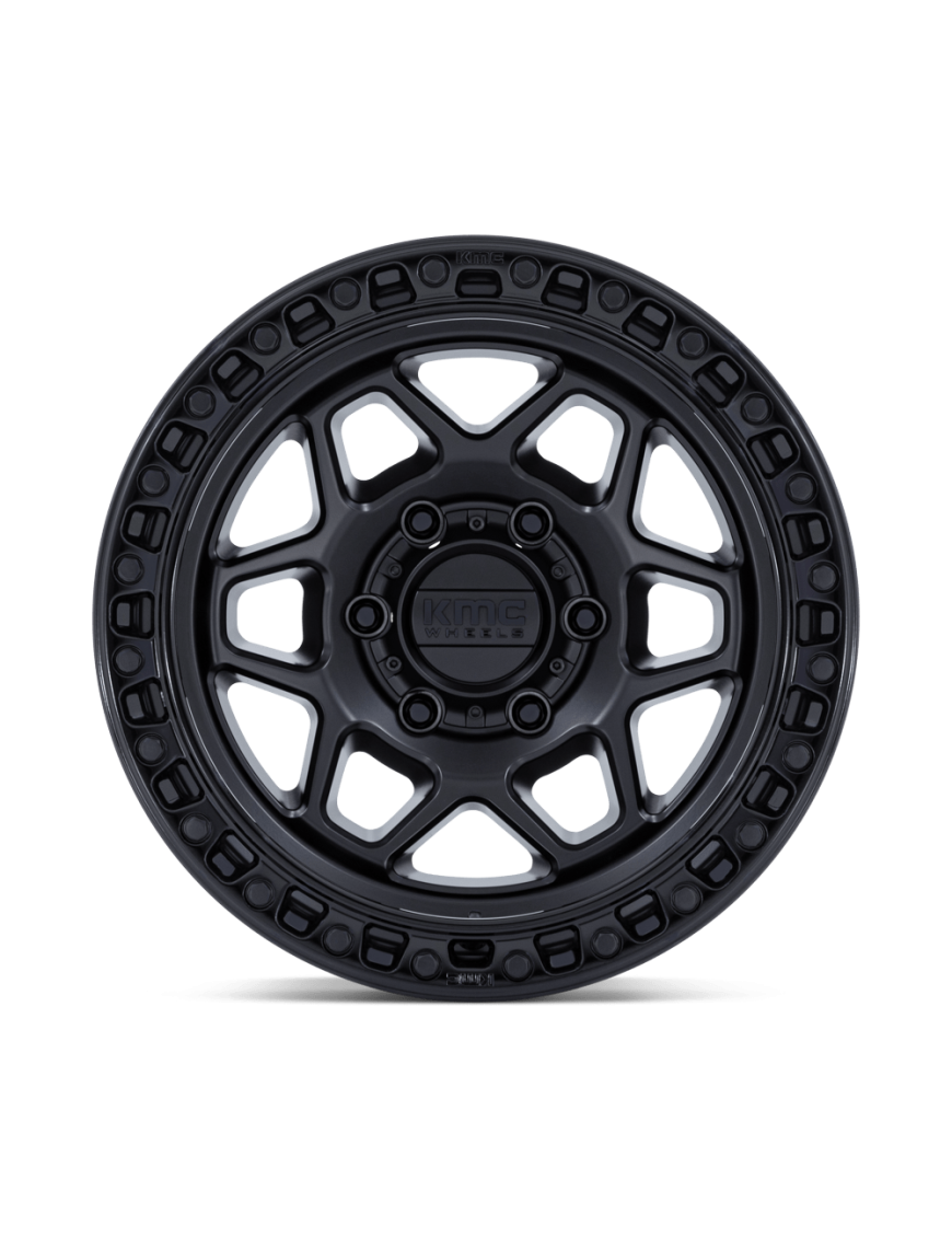 Felga aluminiowa KM553 TORX Matte Black W/ Gloss Black Lip KMC - ujęcie 2