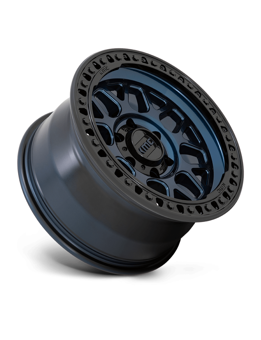 Felga aluminiowa KM549 GRS Midnight Blue W/ Gloss Black Lip KMC - ujęcie 2