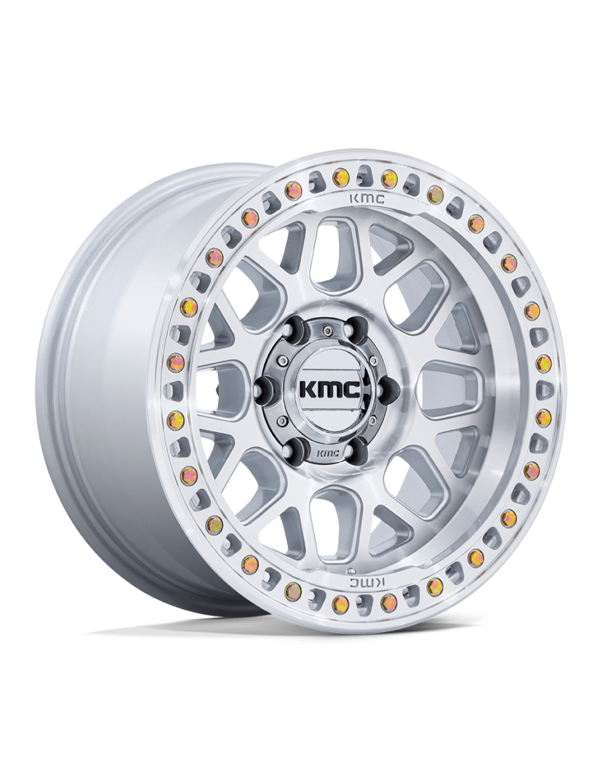 Felga aluminiowa KM549 GRS Gloss Silver W/ Machined Face KMC
