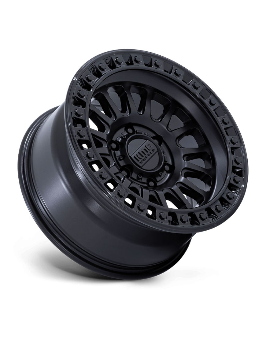 Felga aluminiowa KM552 IMS Matte Black W/ Gloss Black Lip KMC